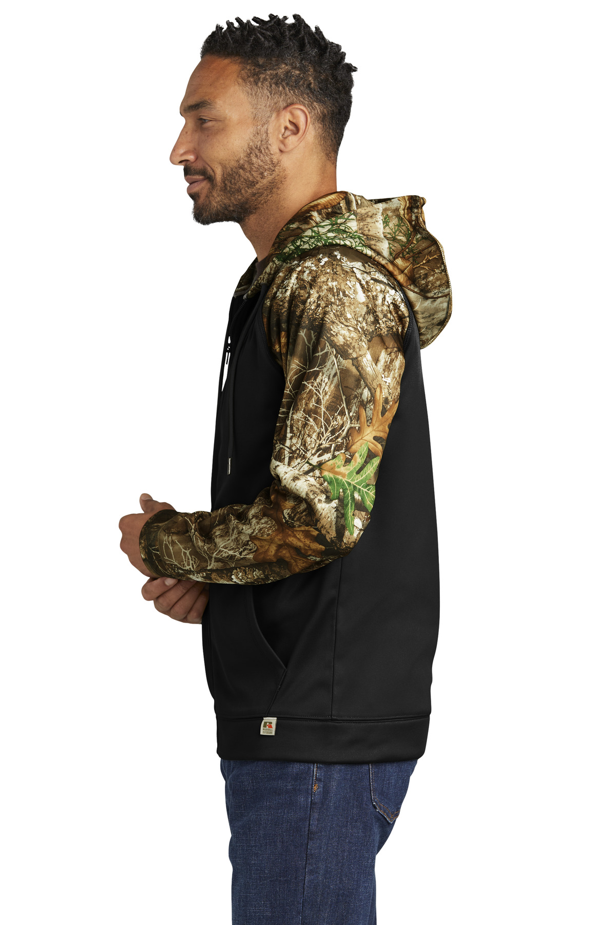 Russell Outdoors Realtree Performance Colorblock Full-Zip Hoodie RU452 6