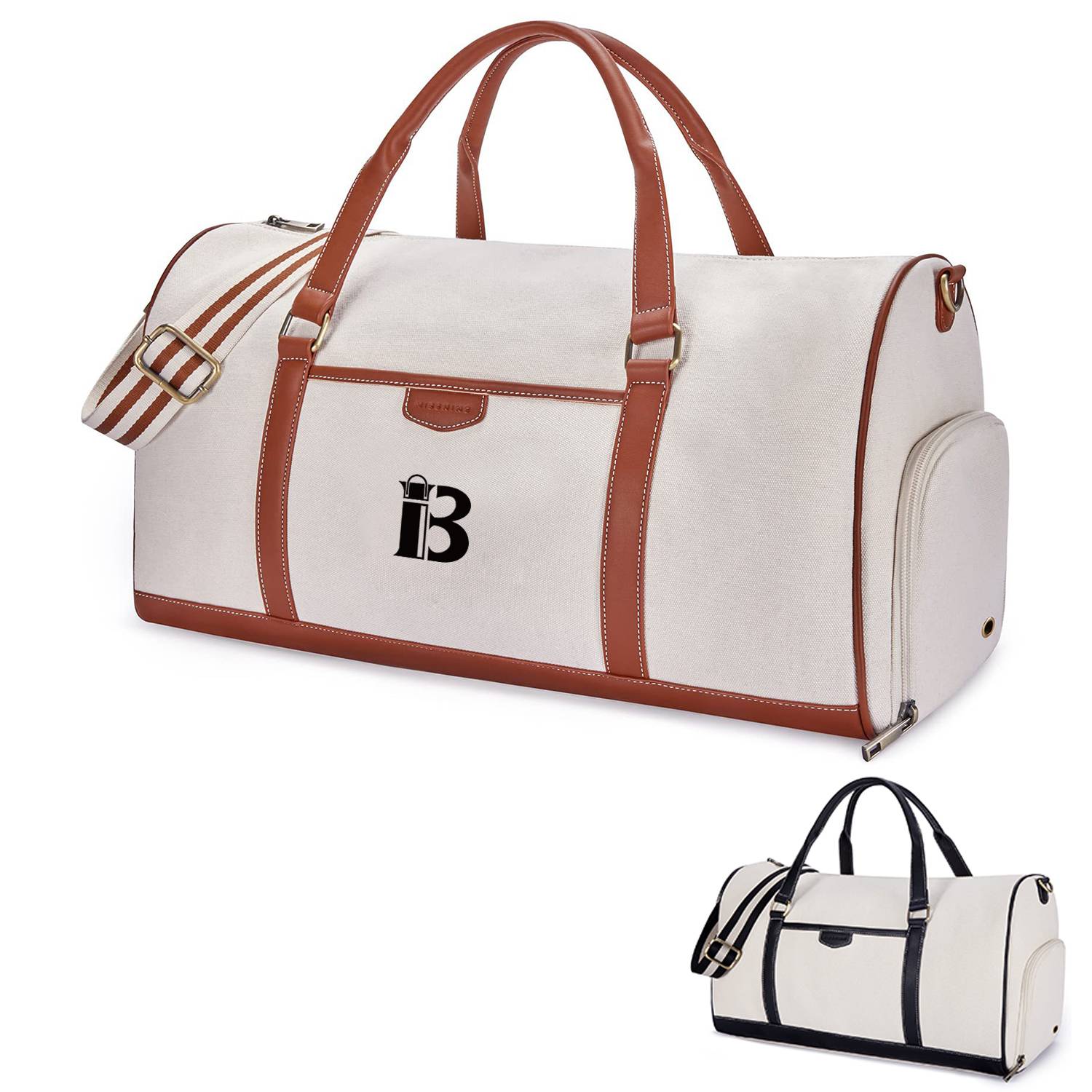 Canvas Weekend Luggage Duffel Bag 1