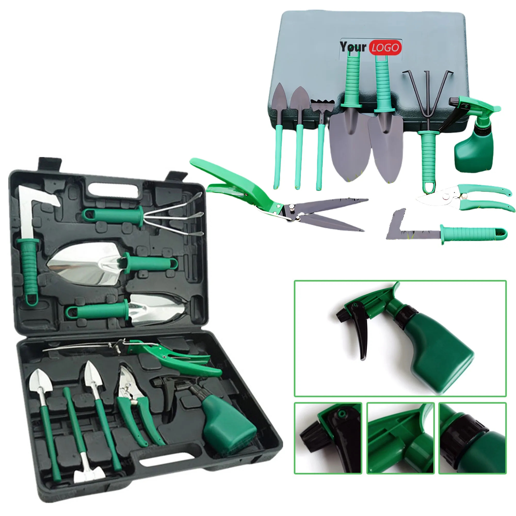 Premium 10-Piece Gardening Tool Set With Storage Box