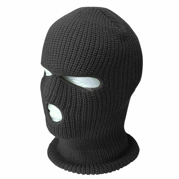 3-Hole Balaclava Knitted Full Face Ski Cover Mask 1