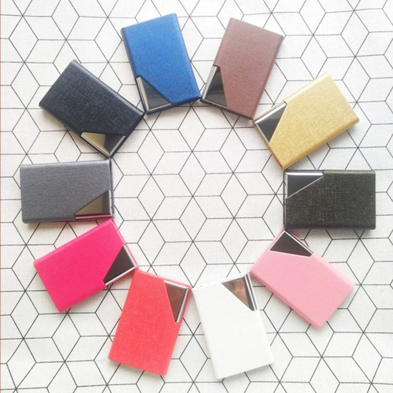 Metal-Trimmed Leather Card Holder 2