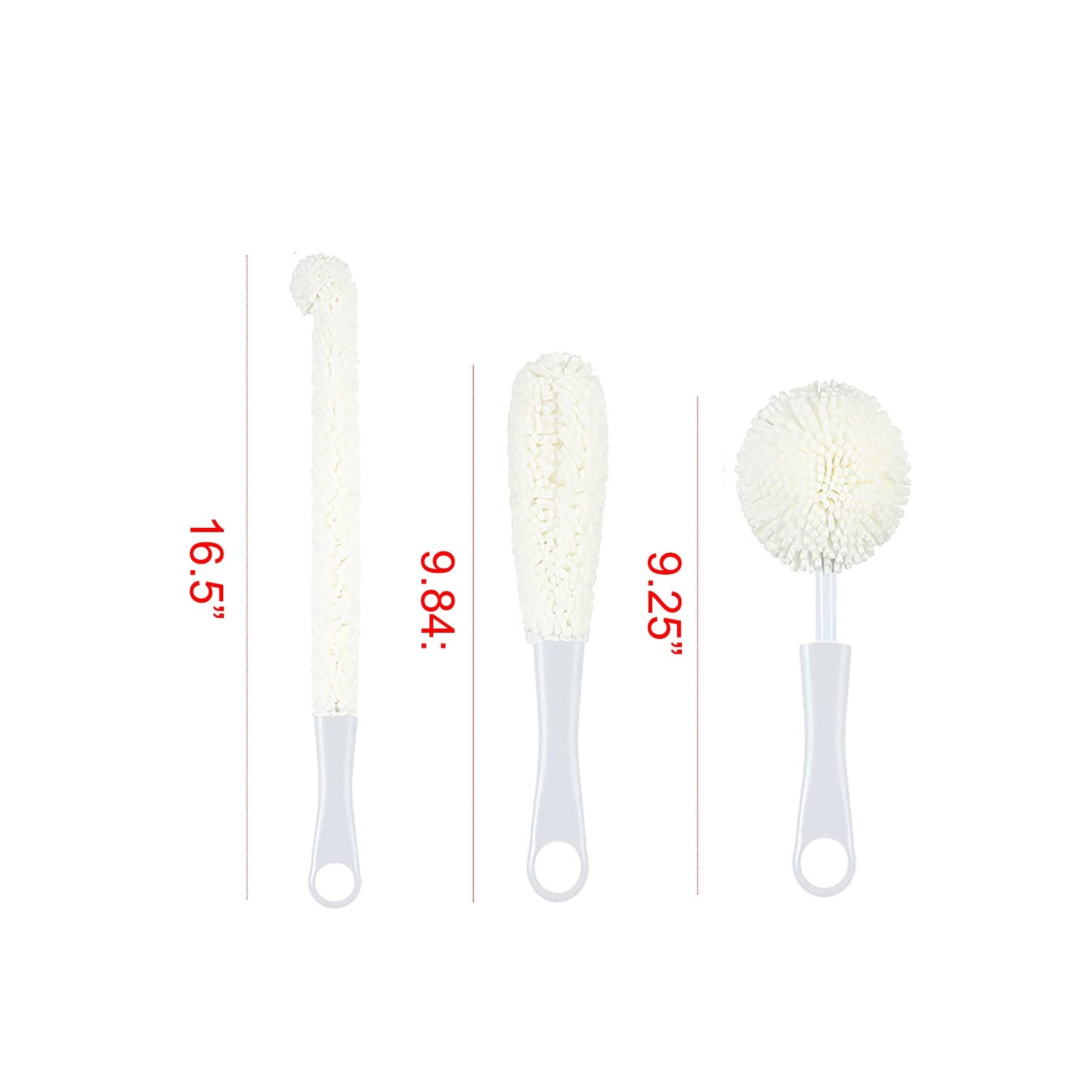 Glassware Cleaning Brush Kit 4