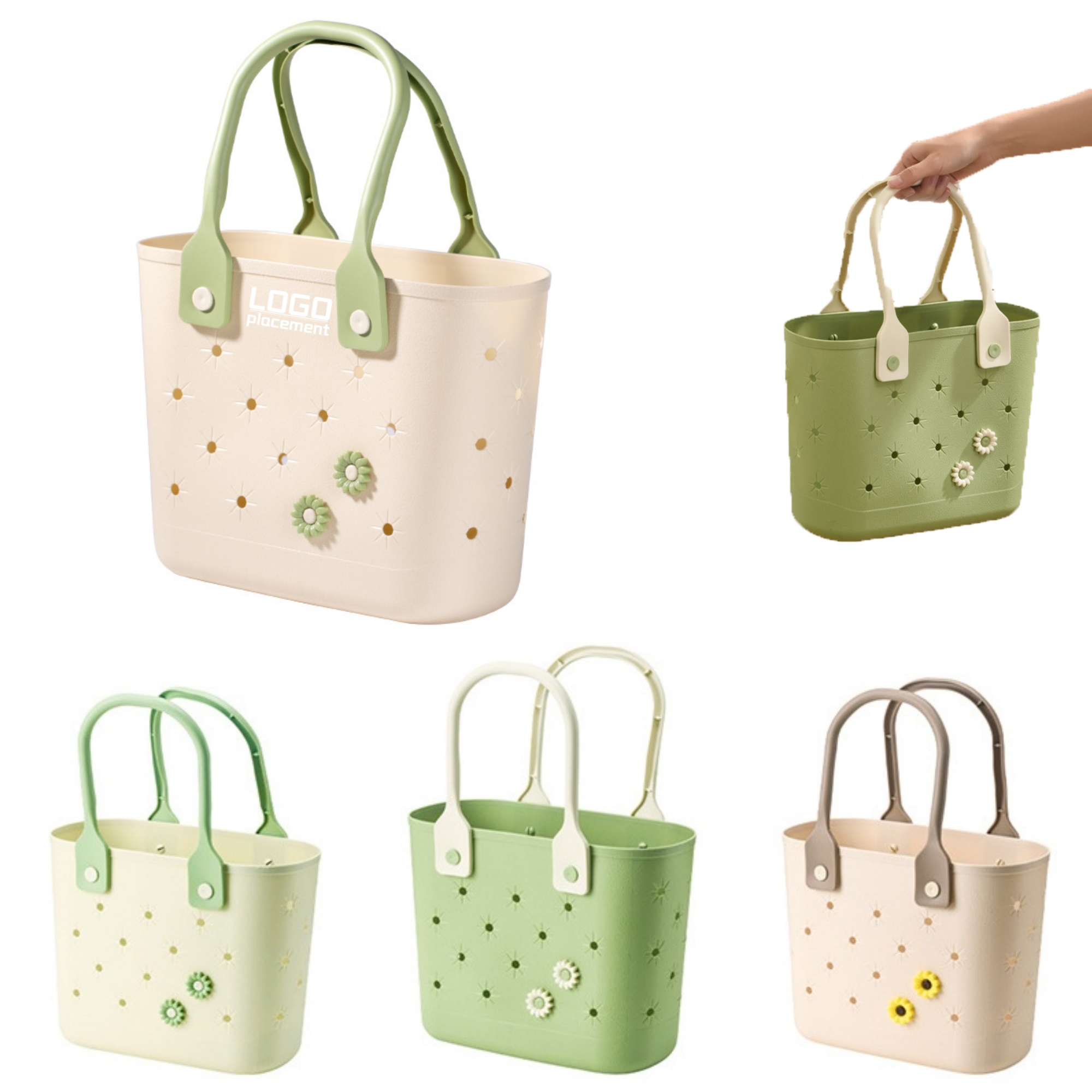 Customized bathroom storage basket