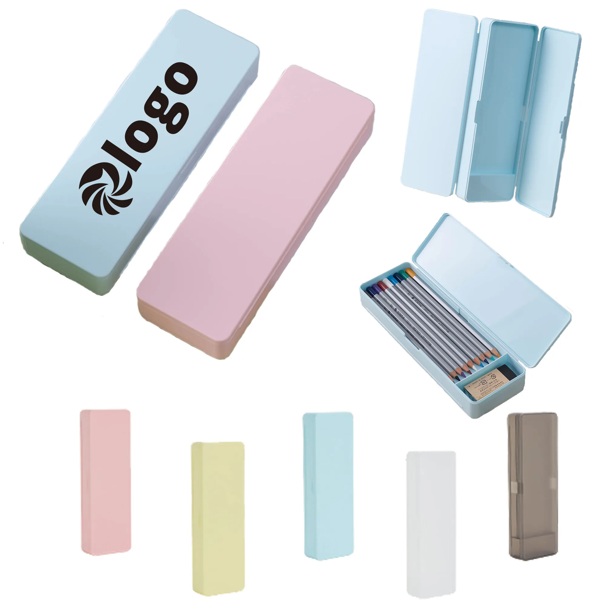 Dual Compartment Pencil Case 2