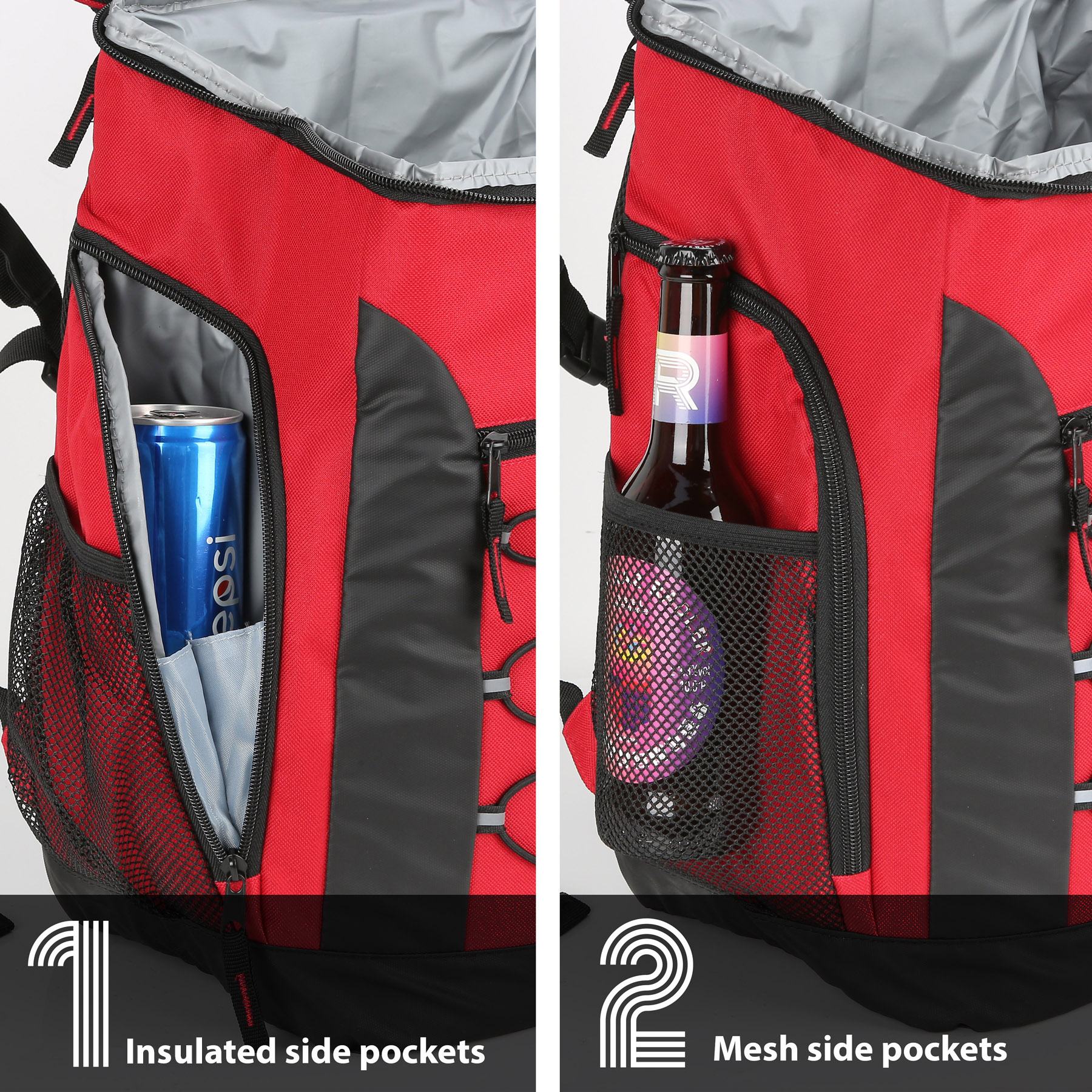 SuperCool 30 Can Insulated Backpack Cooler 3