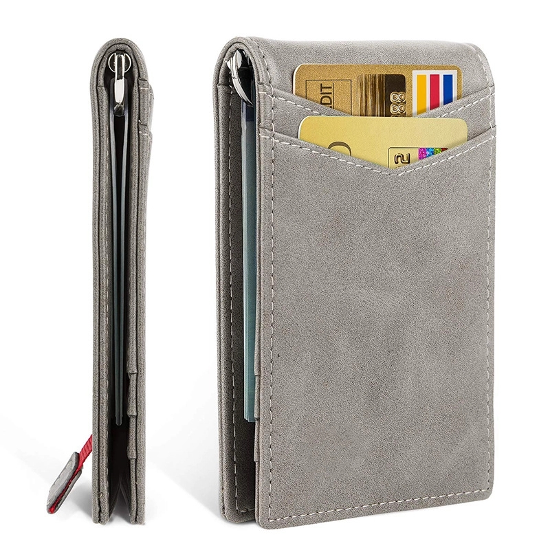 Genuine Leather Card Holder Minimalist Wallets 1