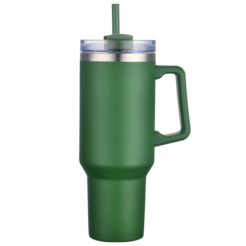 40oz. Travel Mug with Handle and Straw 9