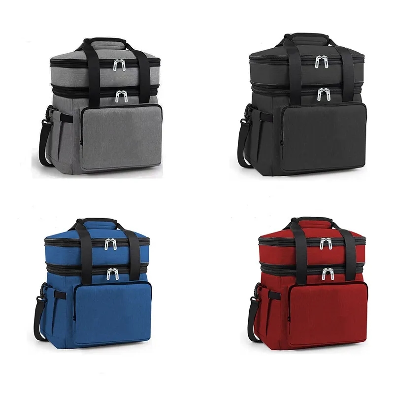 Customized double-layer lunch box bag insulation bag 3