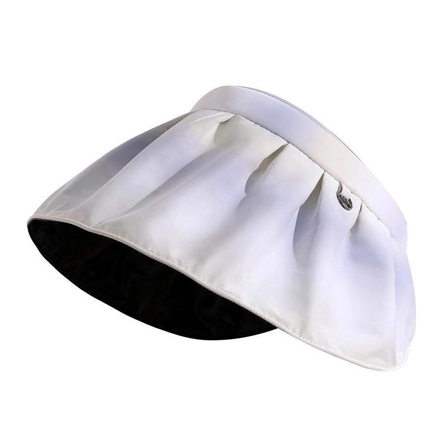 2 In 1 Gradient Black Rubber Shell Hat 5