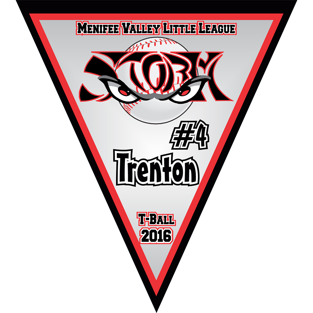 Personalized Triangle Banner - 13oz Matte Vinyl 1
