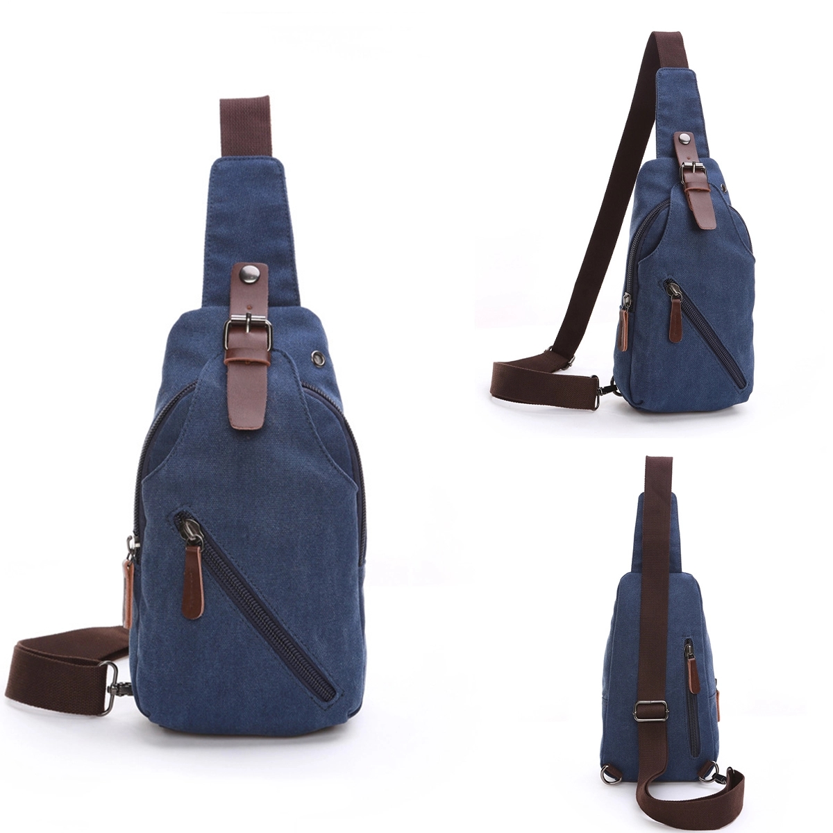 Vintage Sports Messenger Sling Shoulder Bag 2
