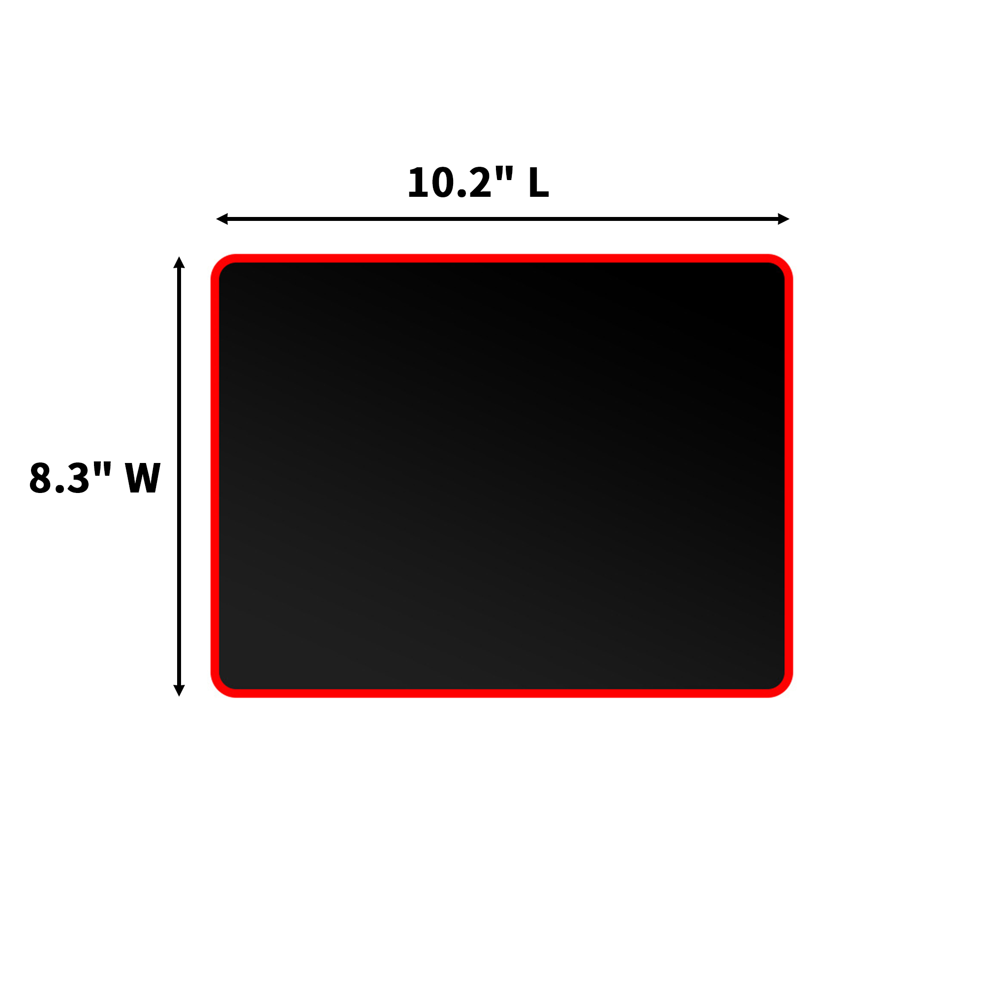Non Slip Rubber Mouse Pad With Stitched Edge 4