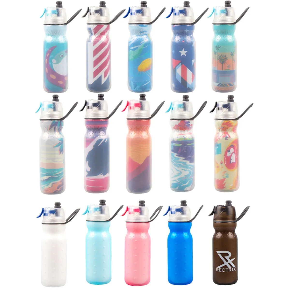 20oz Leakproof Heat Insulation Sports Spray Water Bottle 4