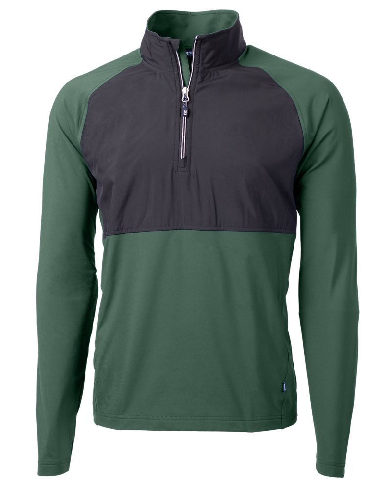 Cutter & Buck Adapt Eco Knit Hybrid Recycled Mens Quarter Zip 59
