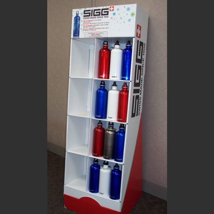 Tiered Recyclable storeDisplay,4' 5