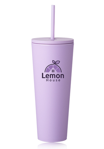 24 oz. Kenai Plastic Tumblers with Straw 17