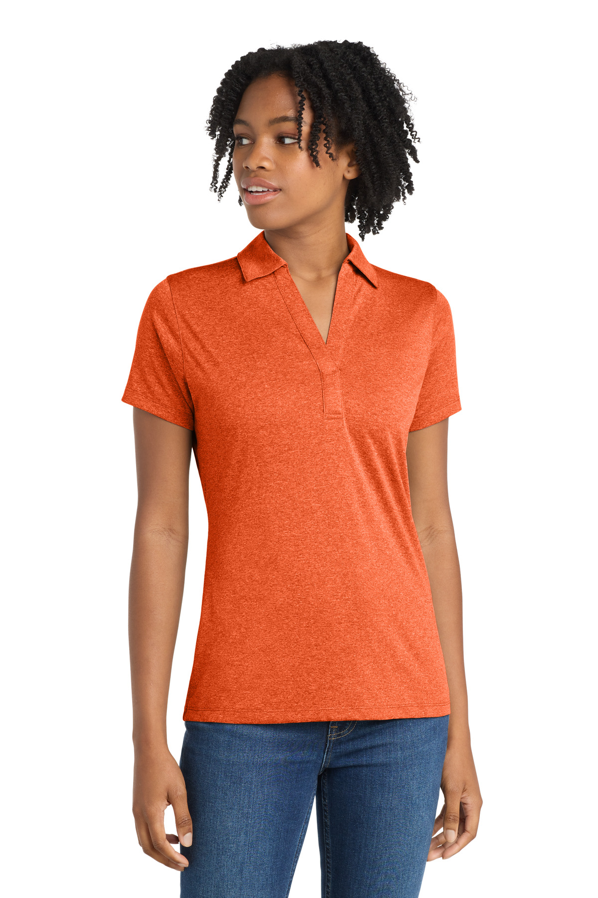 Sport-Tek Women's Heather Contender Polo. LST660 67