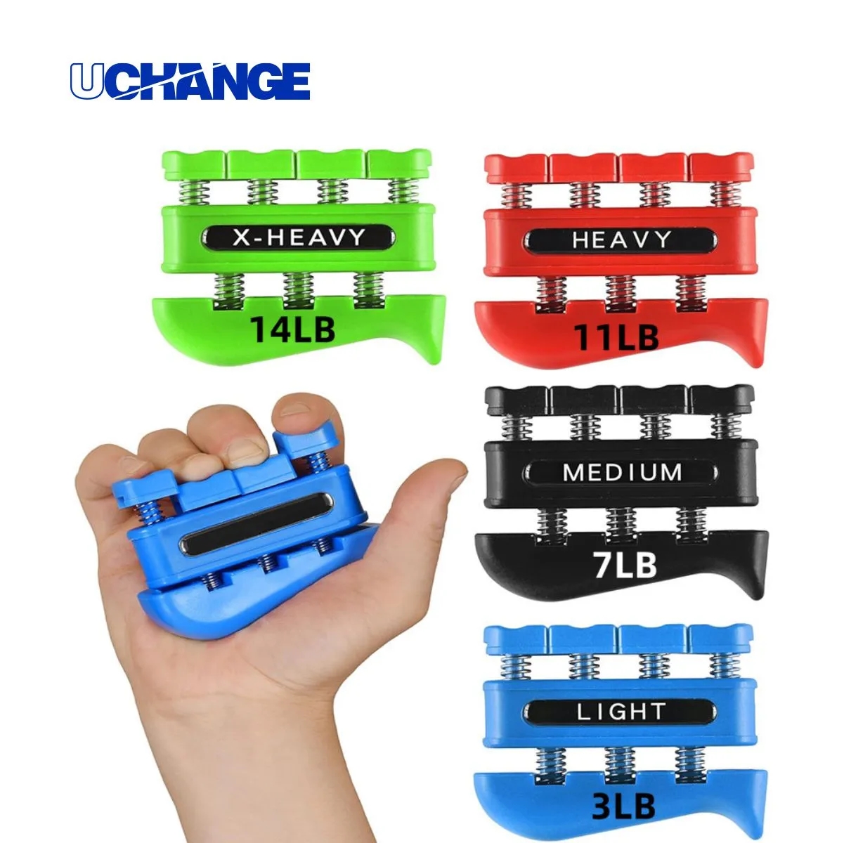 Portable Finger Strengthener Fitness Hand Grip Exerciser 1