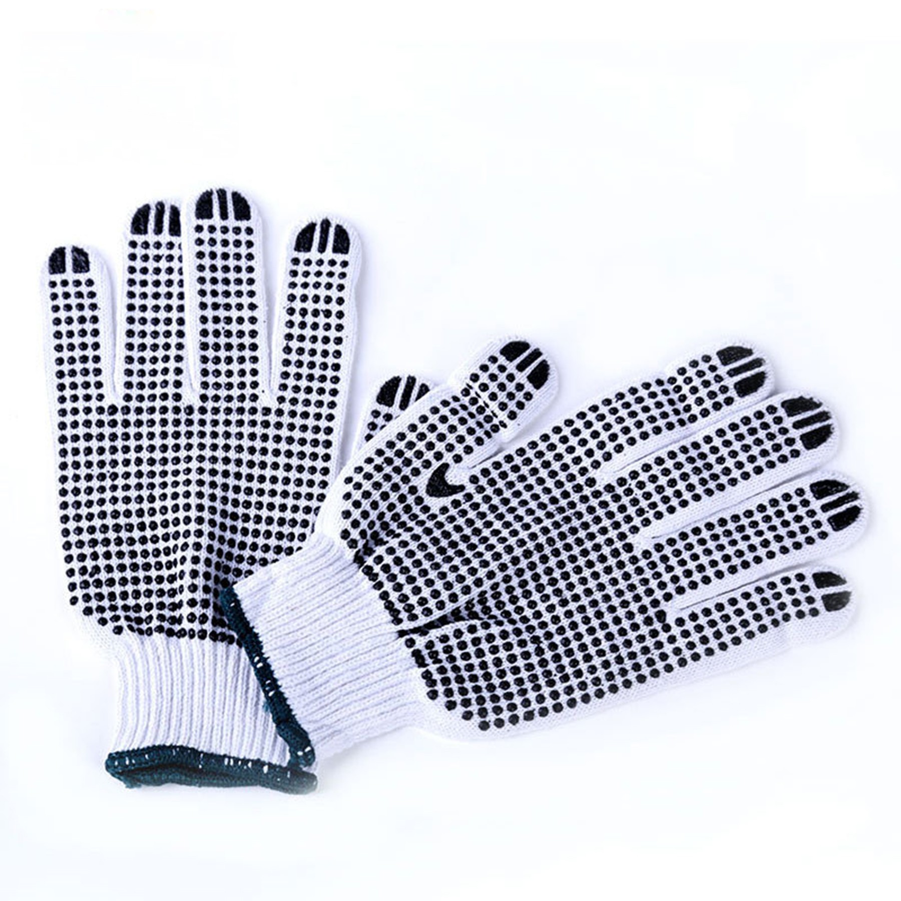 Anti-Slip Knitted PVC Dots Work Glove 6