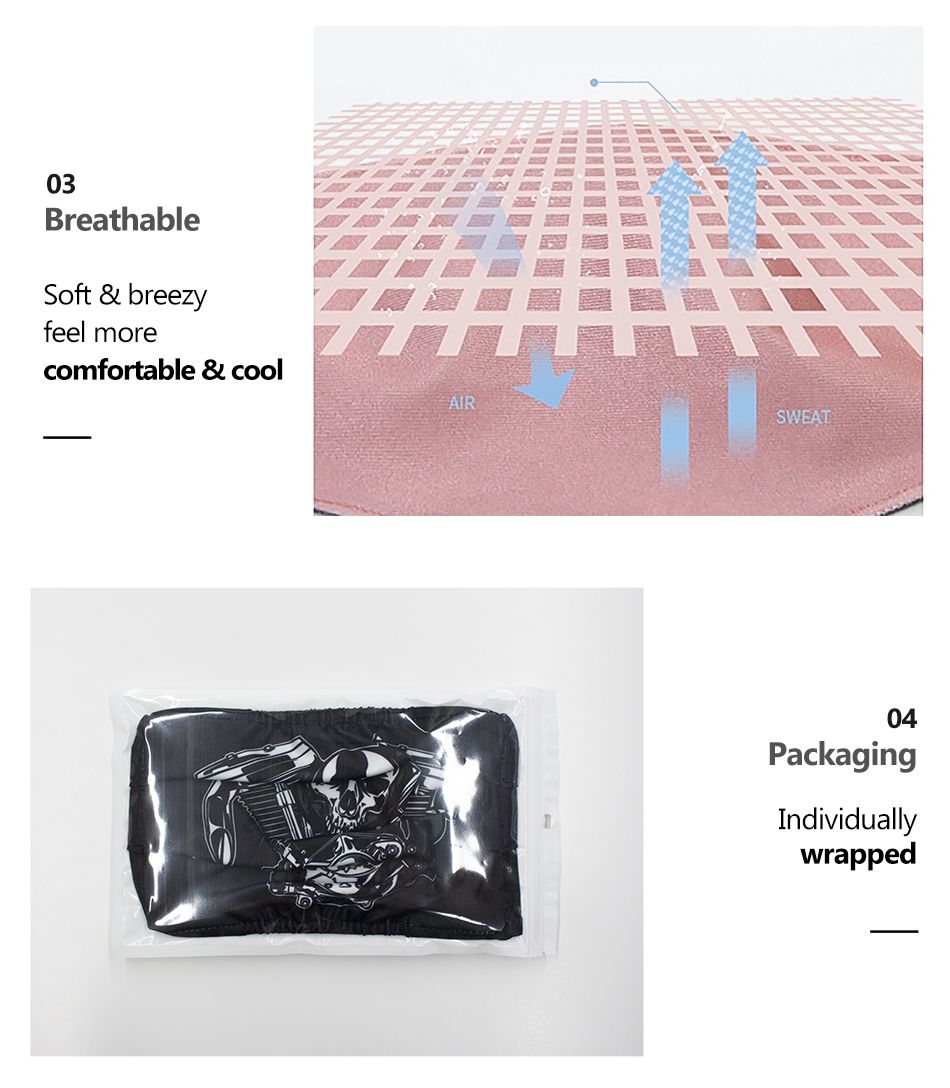 Custom Face Mask - PREMIUM 3-D Sublimation 4