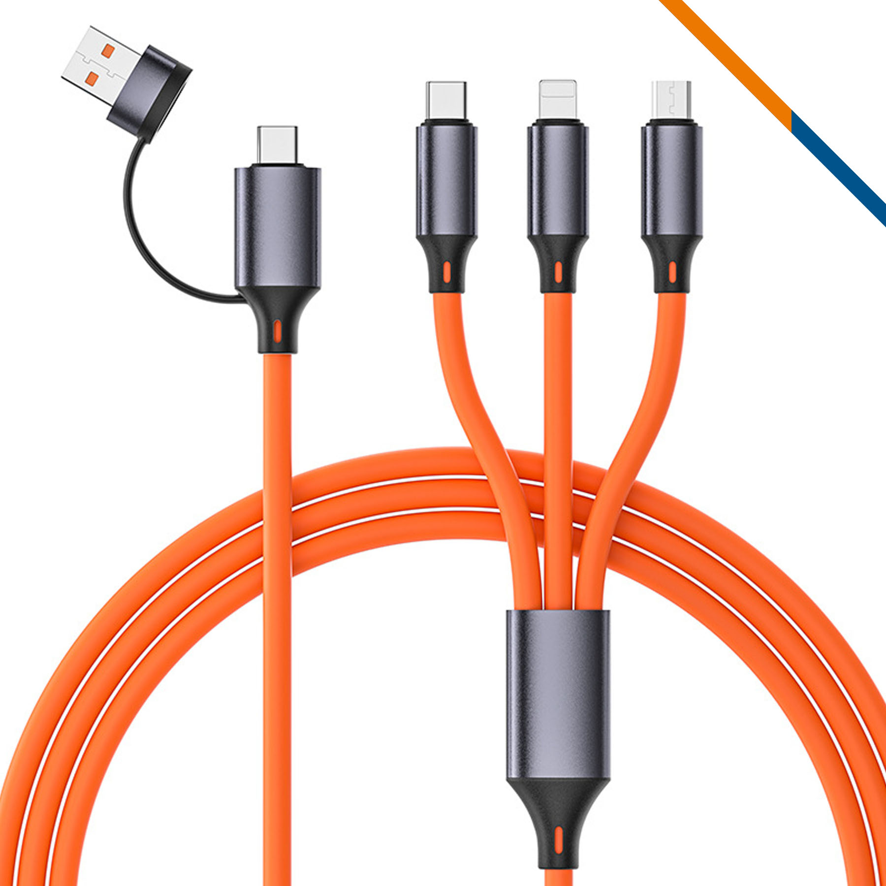 SyncFast 5in1 Fast Charging Data Transfer Cable 7