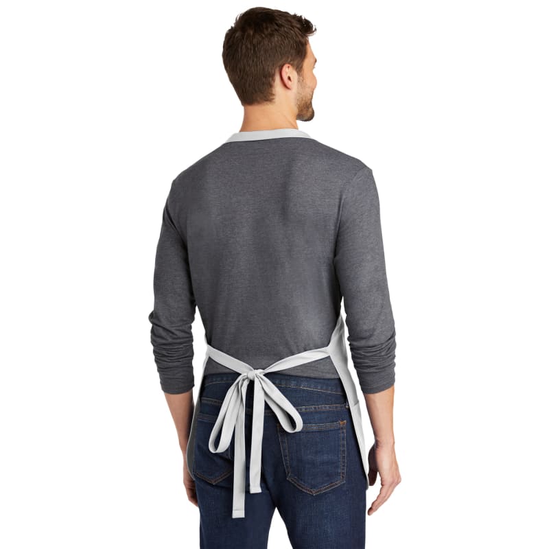 Port Authority Medium-Length Apron With Pouch Pockets. 5