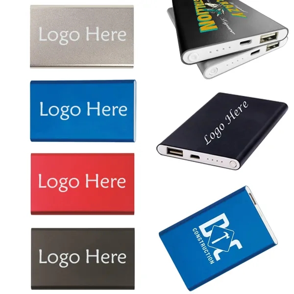 Quick Ship Slim Aluminum Universal Power Bank Charger 11
