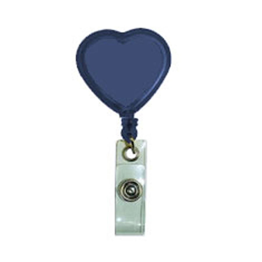 Heart Badge Reel w/ Belt Clip 1