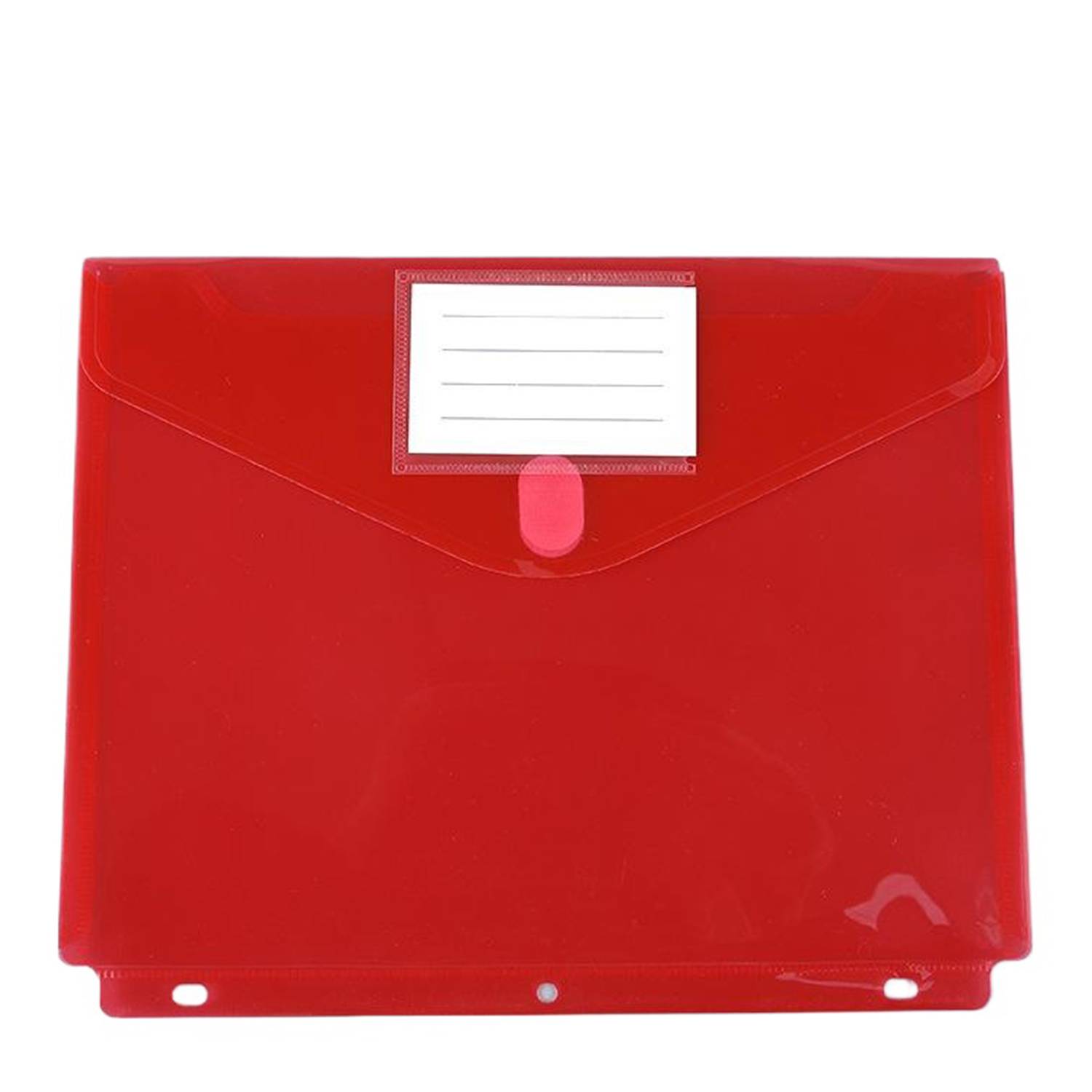 A4 Plastic File Folder w/ Label Pocket 5