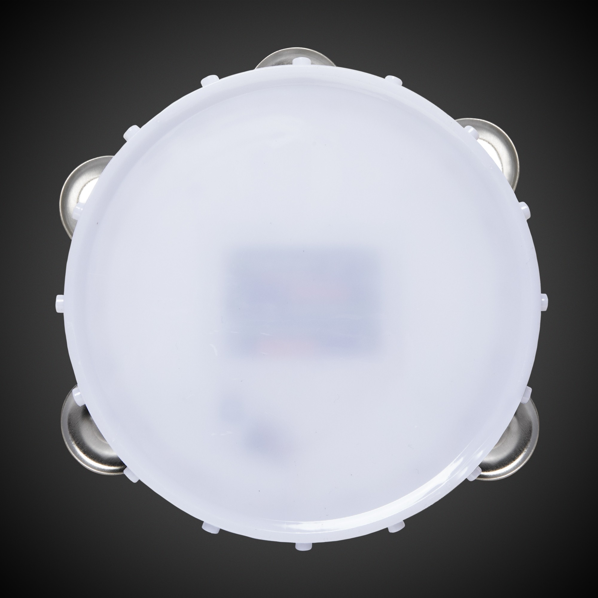 6" Light Up Glow Tambourine(Pad Print) 6
