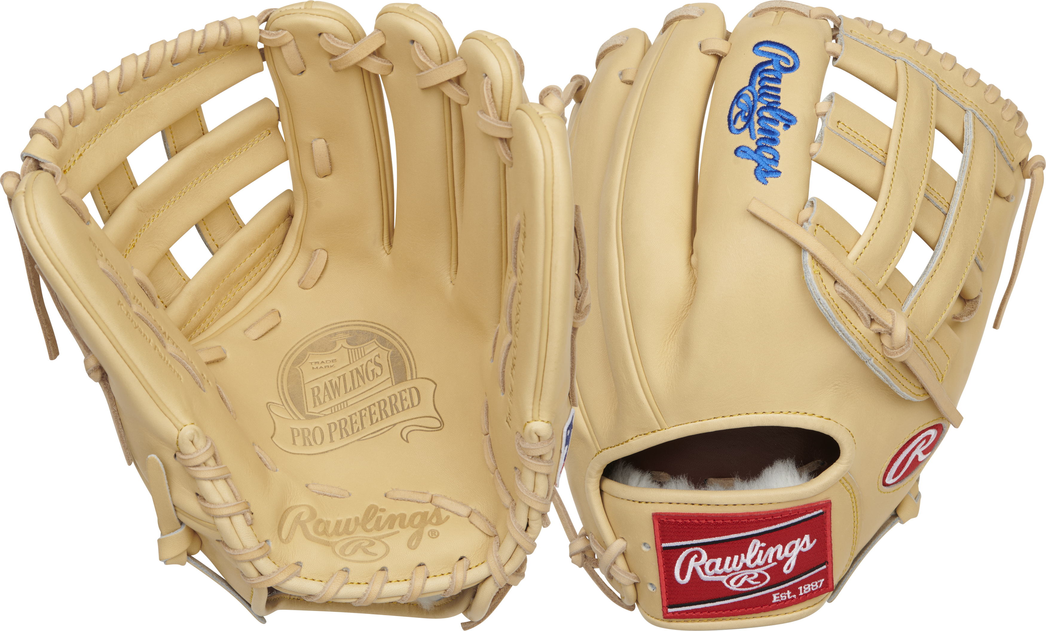 Rawlings Pro Preferred 12.25 in Baseball Glove, Infield 2