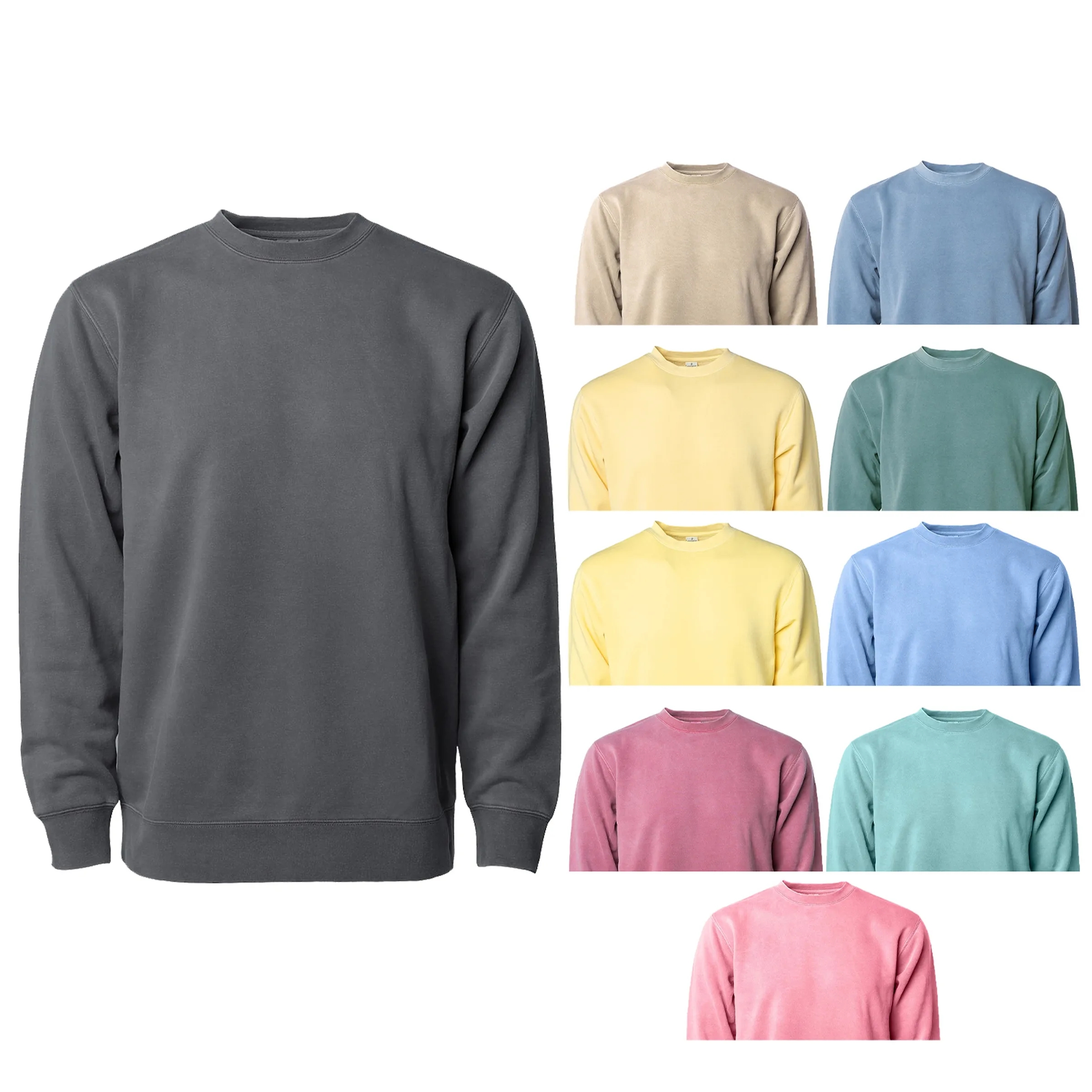 Midweight Pigment Dyed Crew Neck 35