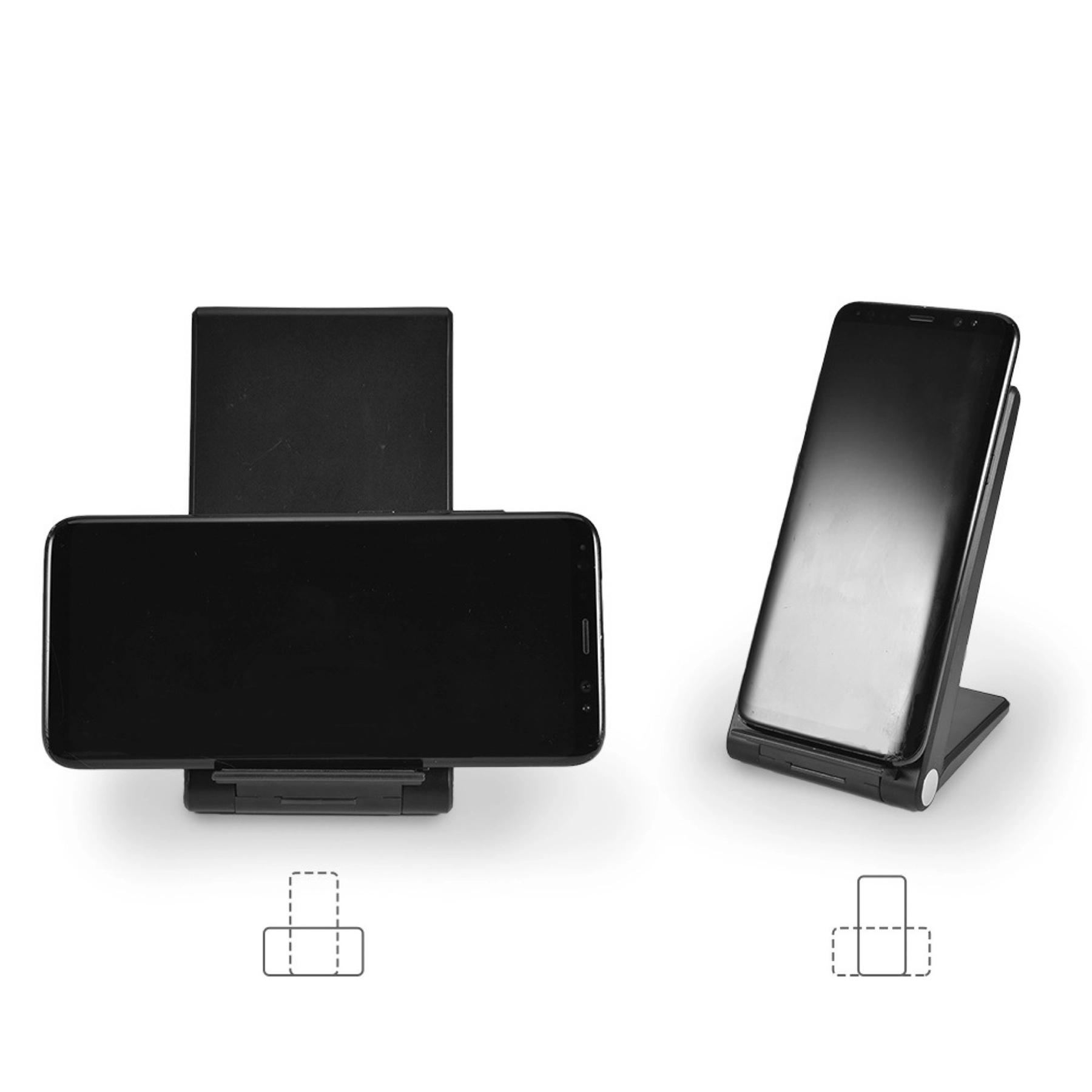 10 Watt Foldable Qi Wireless Charger Phone Stand 3