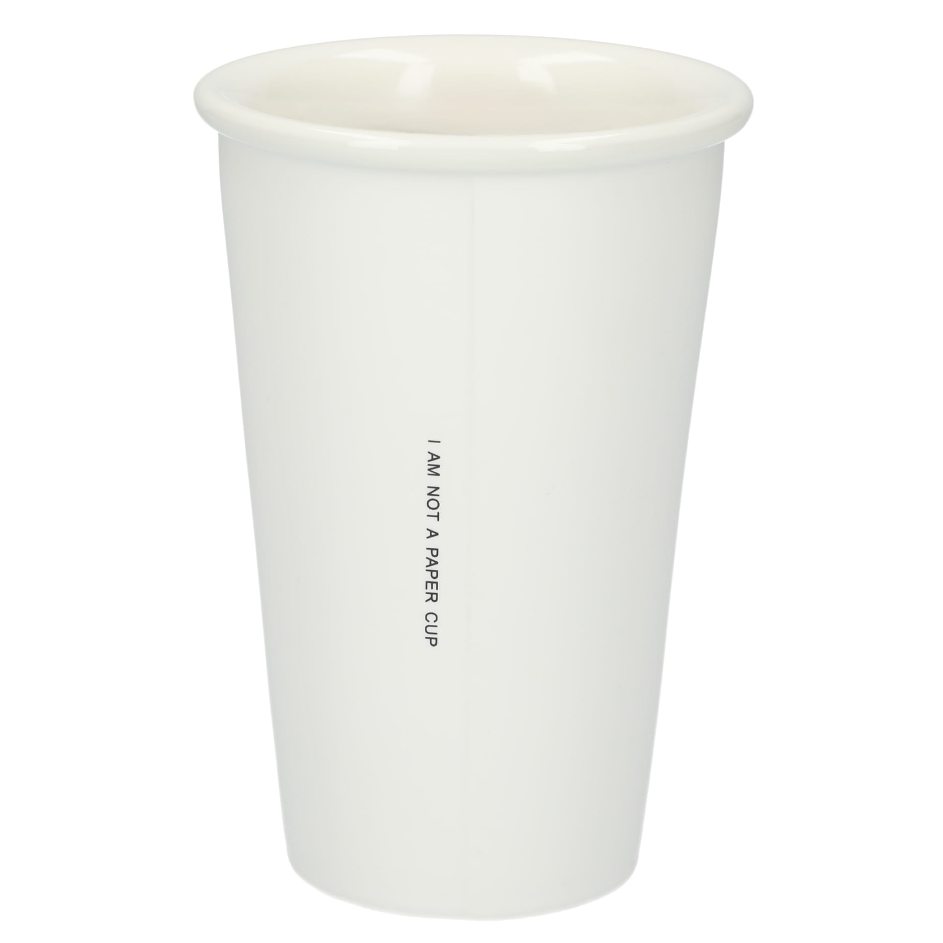 I'm not a paper cup 10oz ceramic tumbler 72