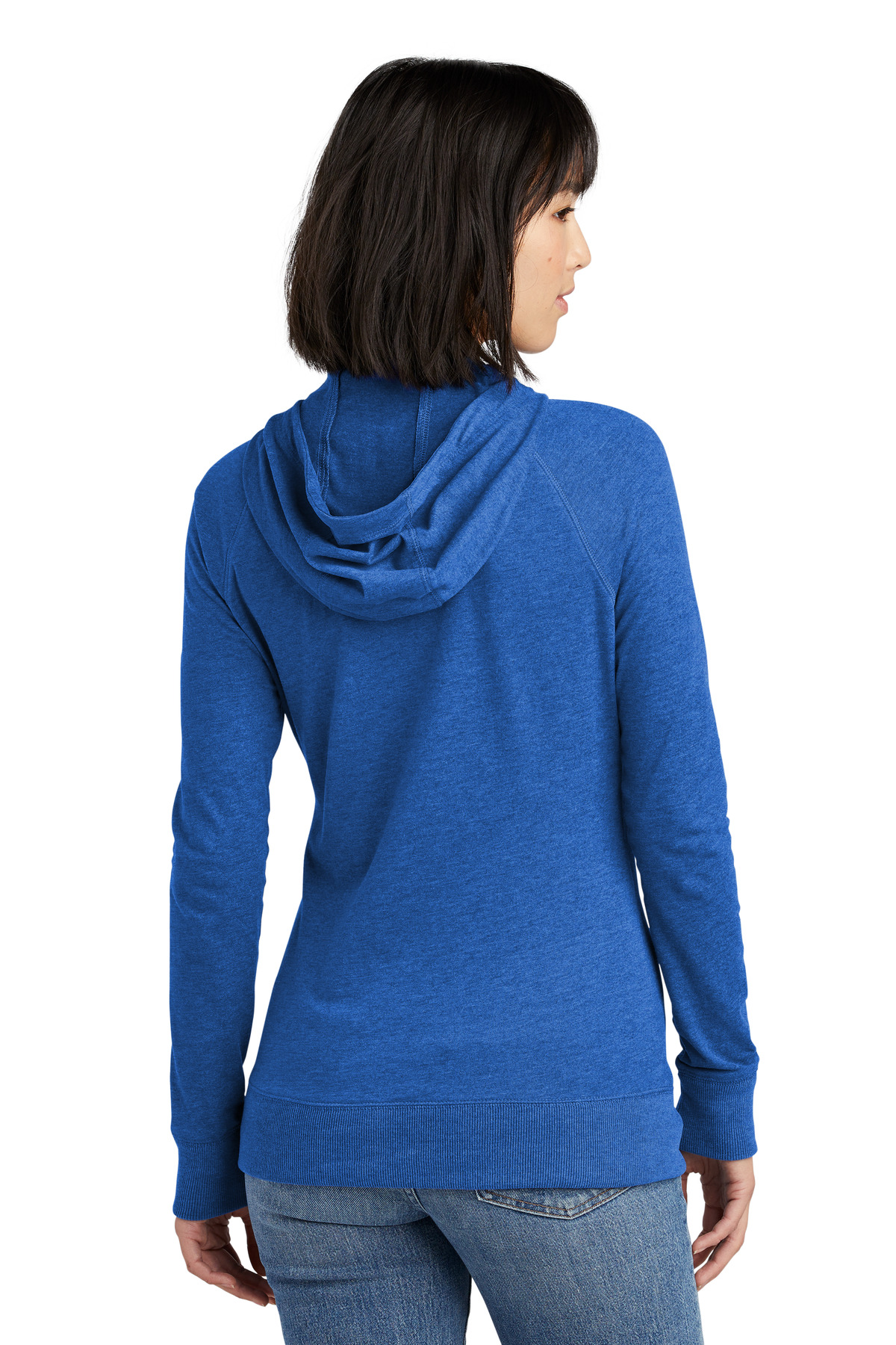 New Era Women's Sueded Cotton Blend Full-Zip Hoodie. LNEA122, custom hoodie or sweatshirt with logo imprint 18