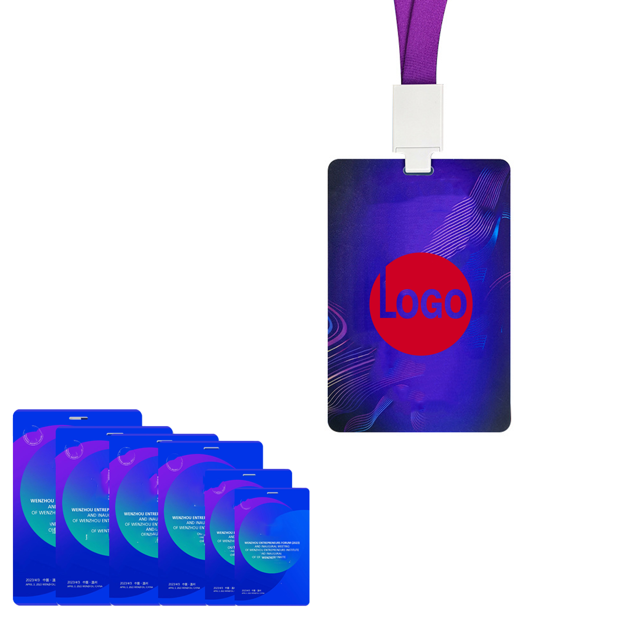 Custom Plastic ID Badge 6