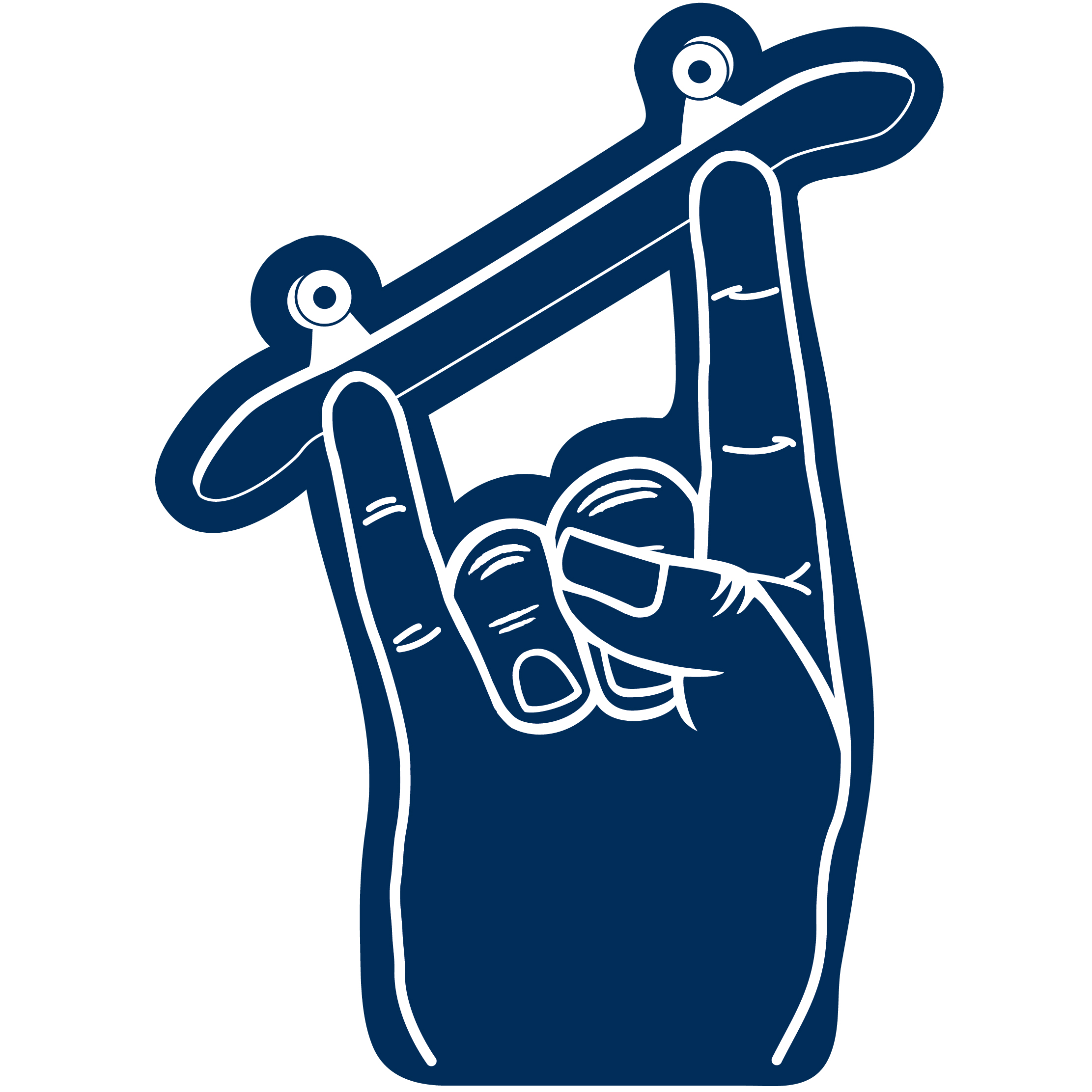 Skateboard Horn Hand 20