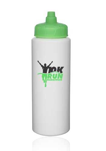 32 oz. HDPE Plastic Water Bottles with Quick Shot Lid 8