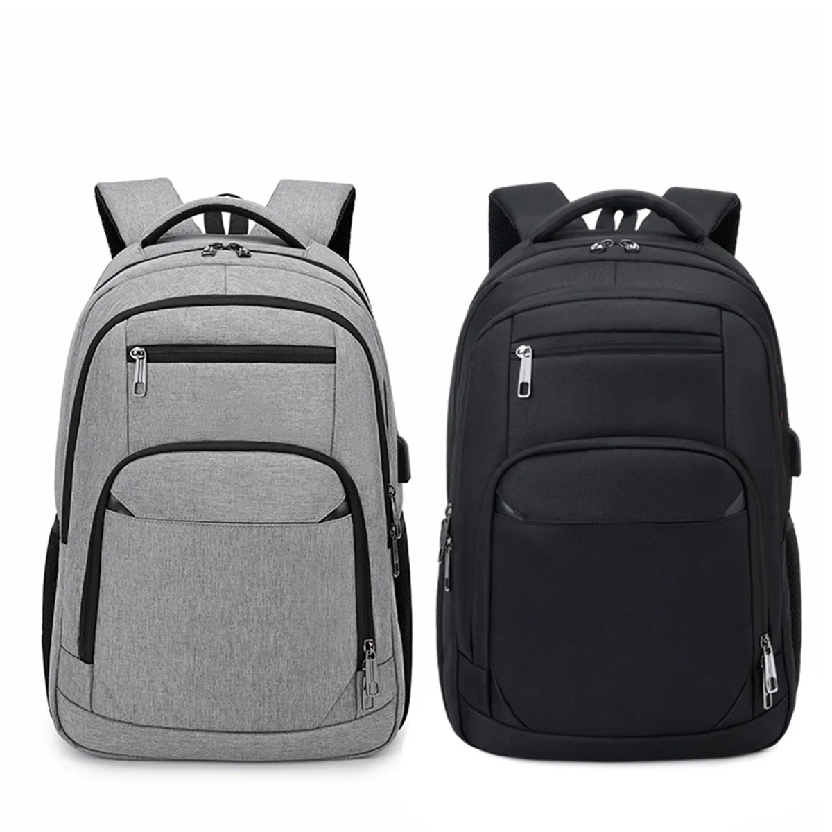 Large Capicity Travel Waterproof Laptop Backpack W/ USB Port 5