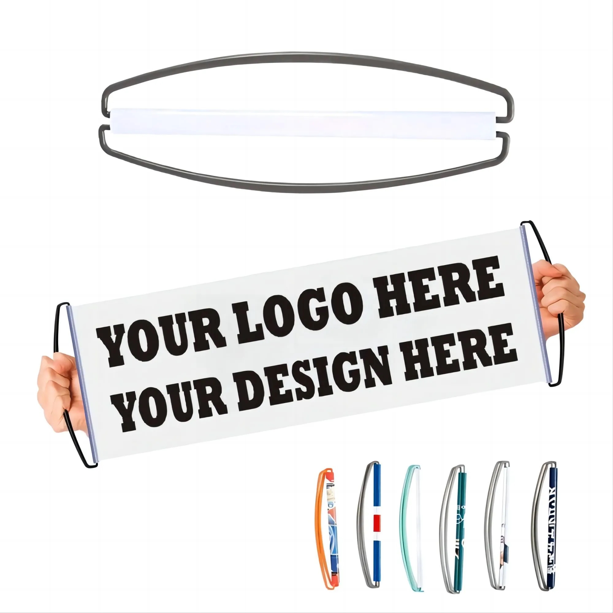 MOQ50 Handheld Retractable Banner 2