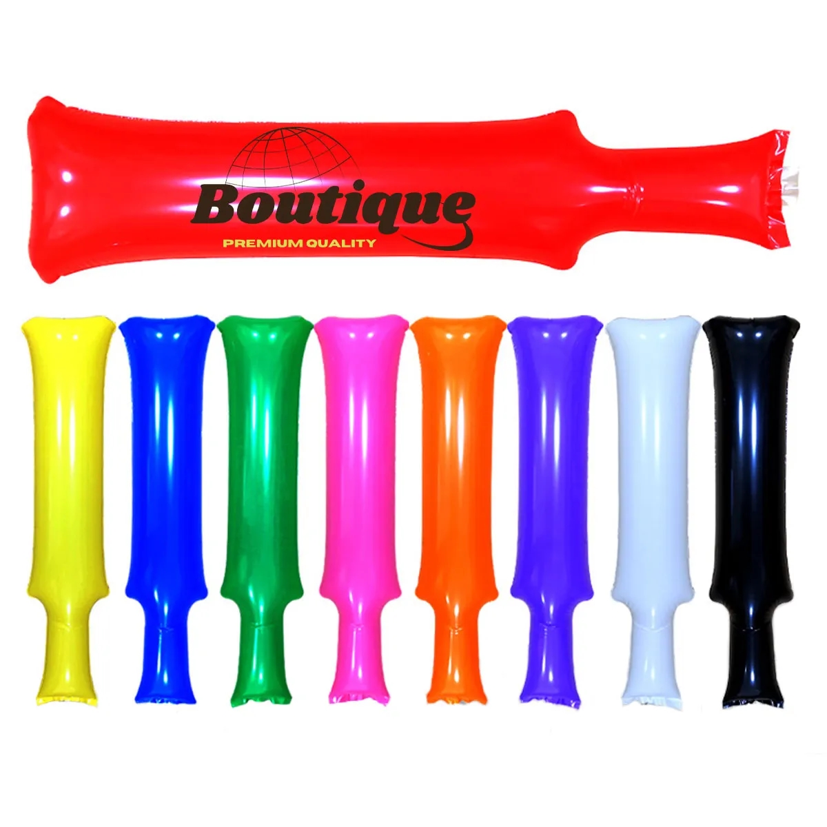 10 pcs Thicken Bam Cricket Bat Shape Thunder Sticks 2
