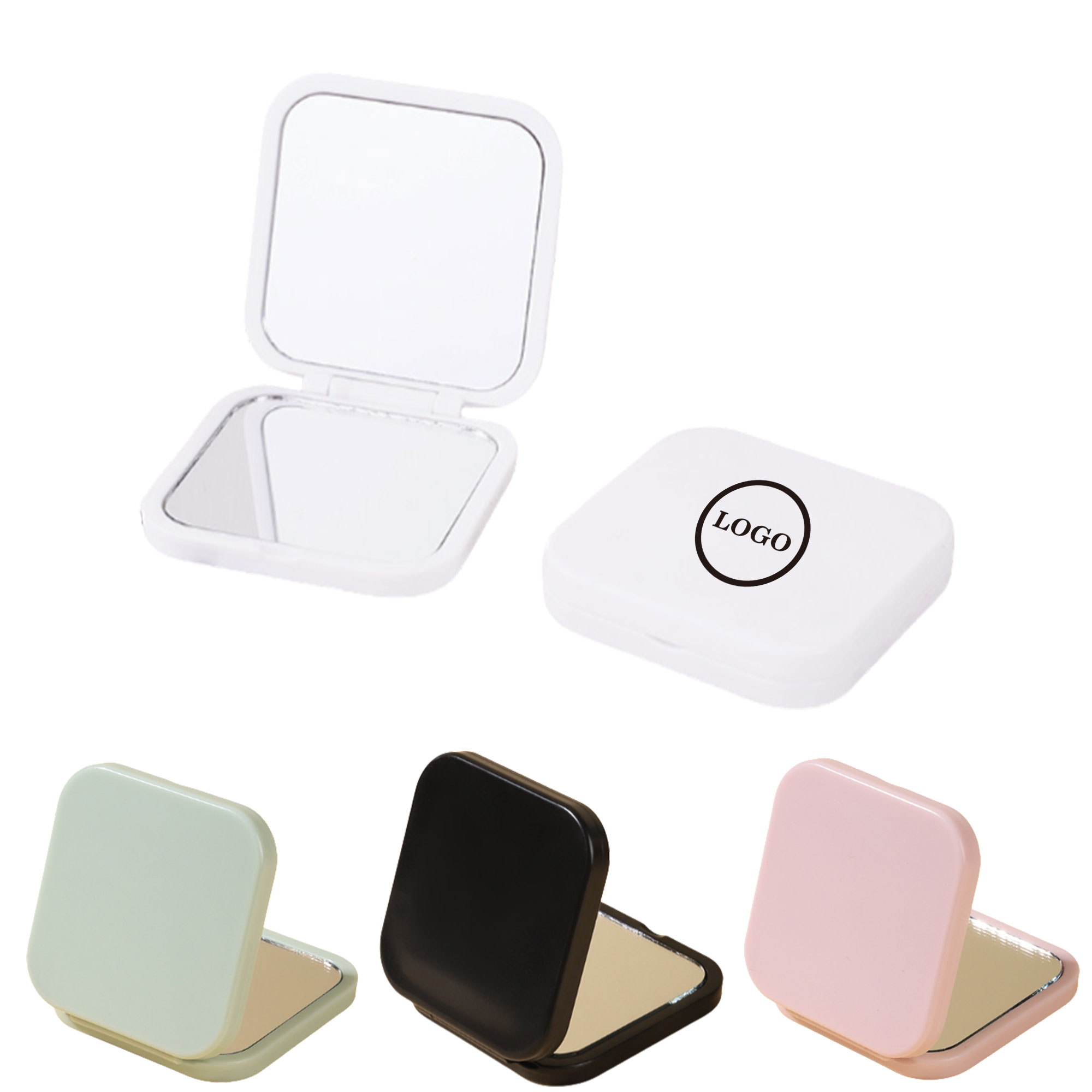 Compact Flip Makeup Mirror for Travel and Daily Use 2