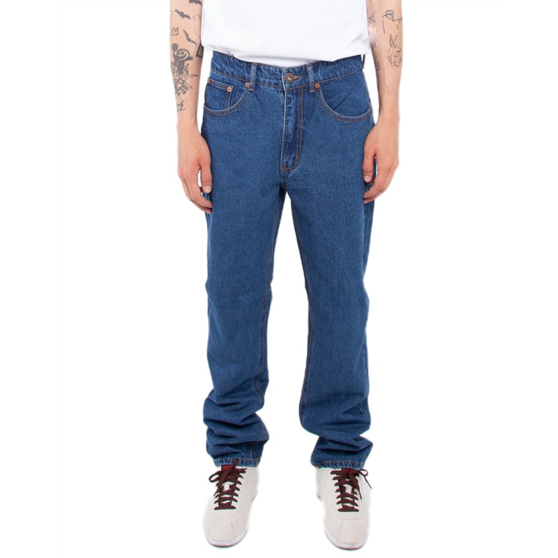 Shaka Wear Men's Raw Denim Straight-Leg Jean Pant 5