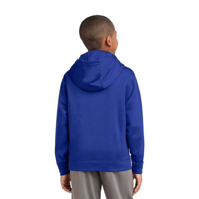 Sport-Tek Youth Sport-Wick Fleece Hooded Pullover. 5
