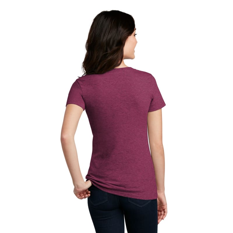 District Women's Perfect Blend CVC V-Neck Tee. 86