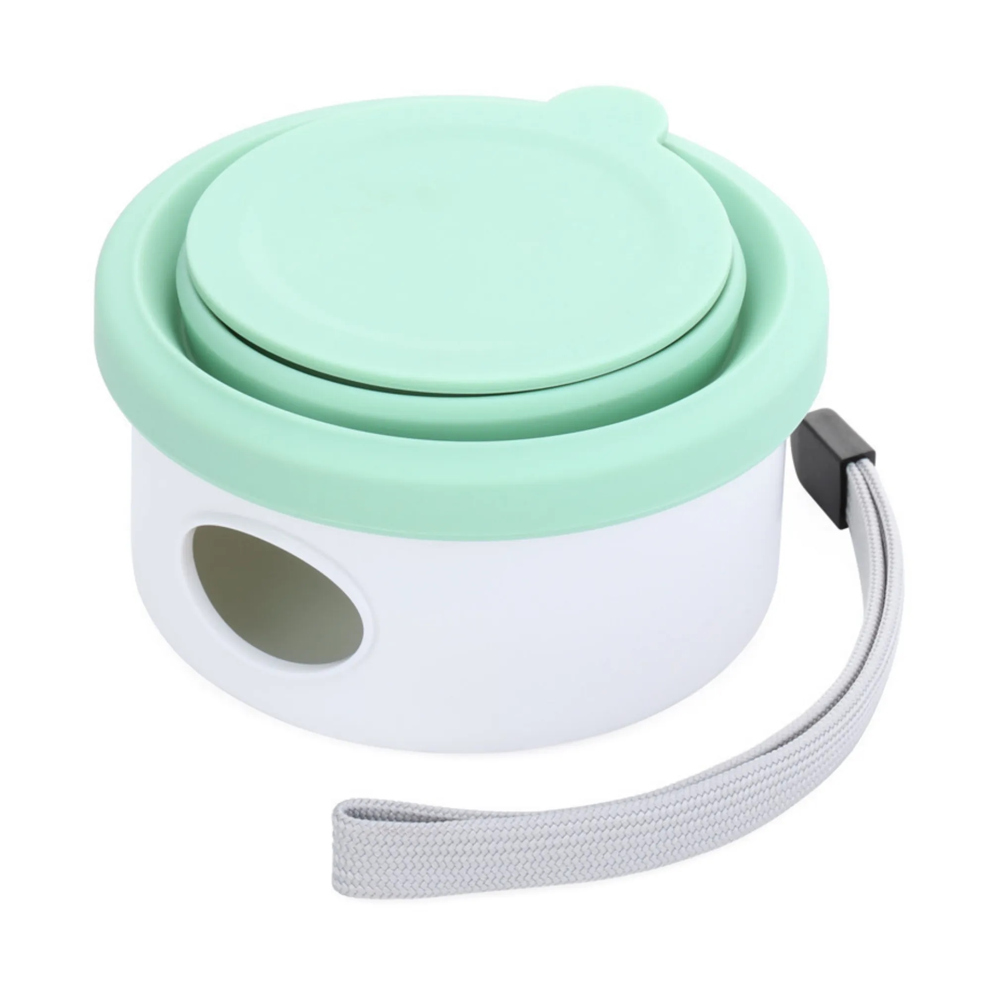 Outdoor Pet Multifunctional Feeding Bowl Set With Trash Belt 5