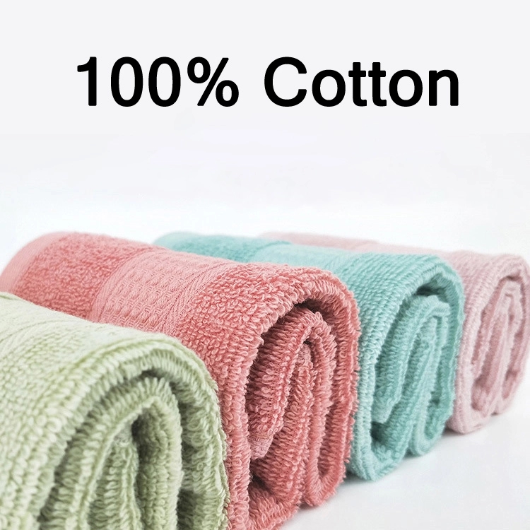 Custom Gift Soft 100% Cotton Square Hand & Face Towel 15