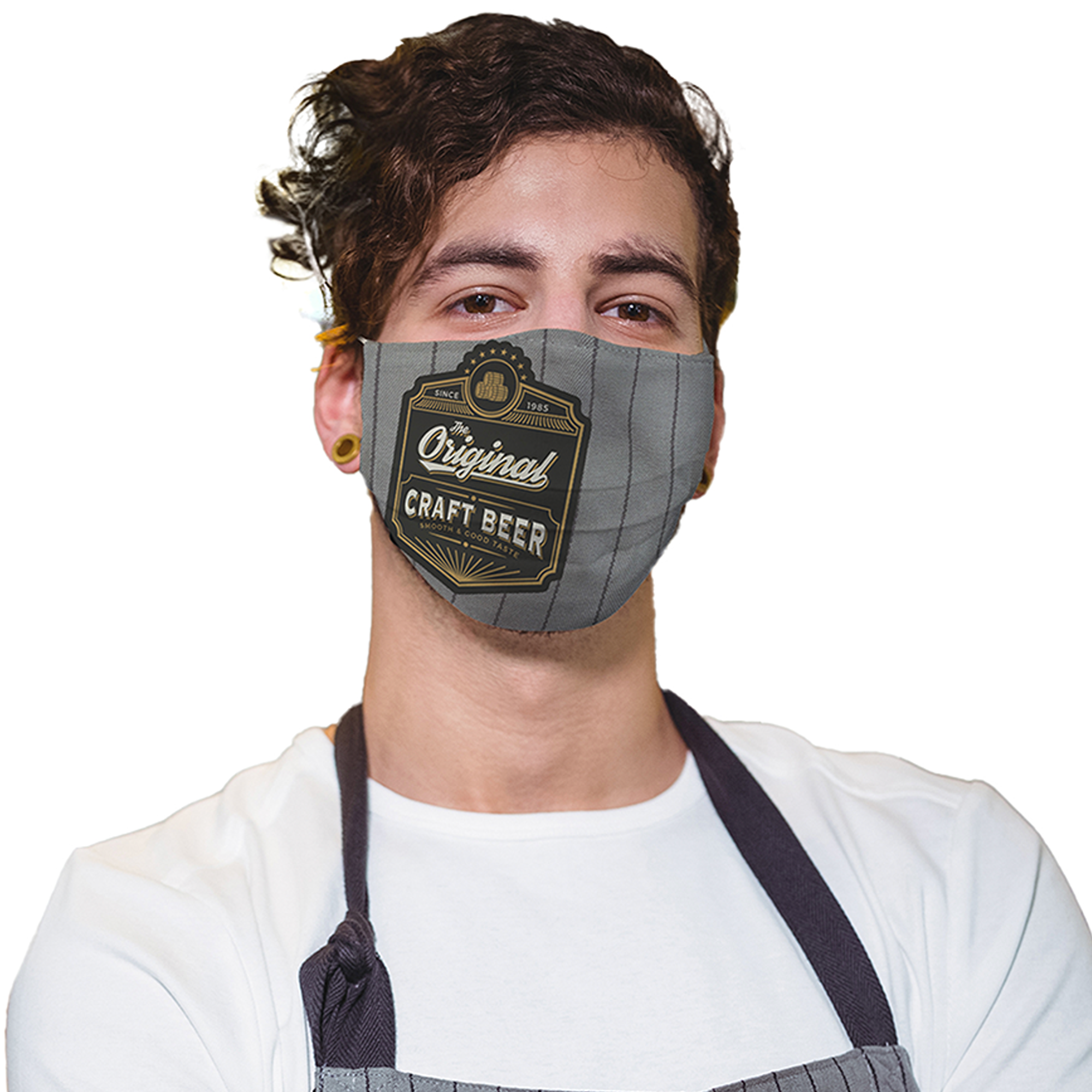 Color Dogs McDreamy Face Mask for Kids. Fully Sublimated 1