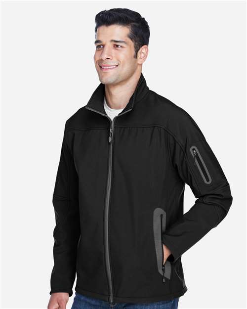 Men's Three Layer Fleece Bonded Shell Technical Jacket - 88138 14