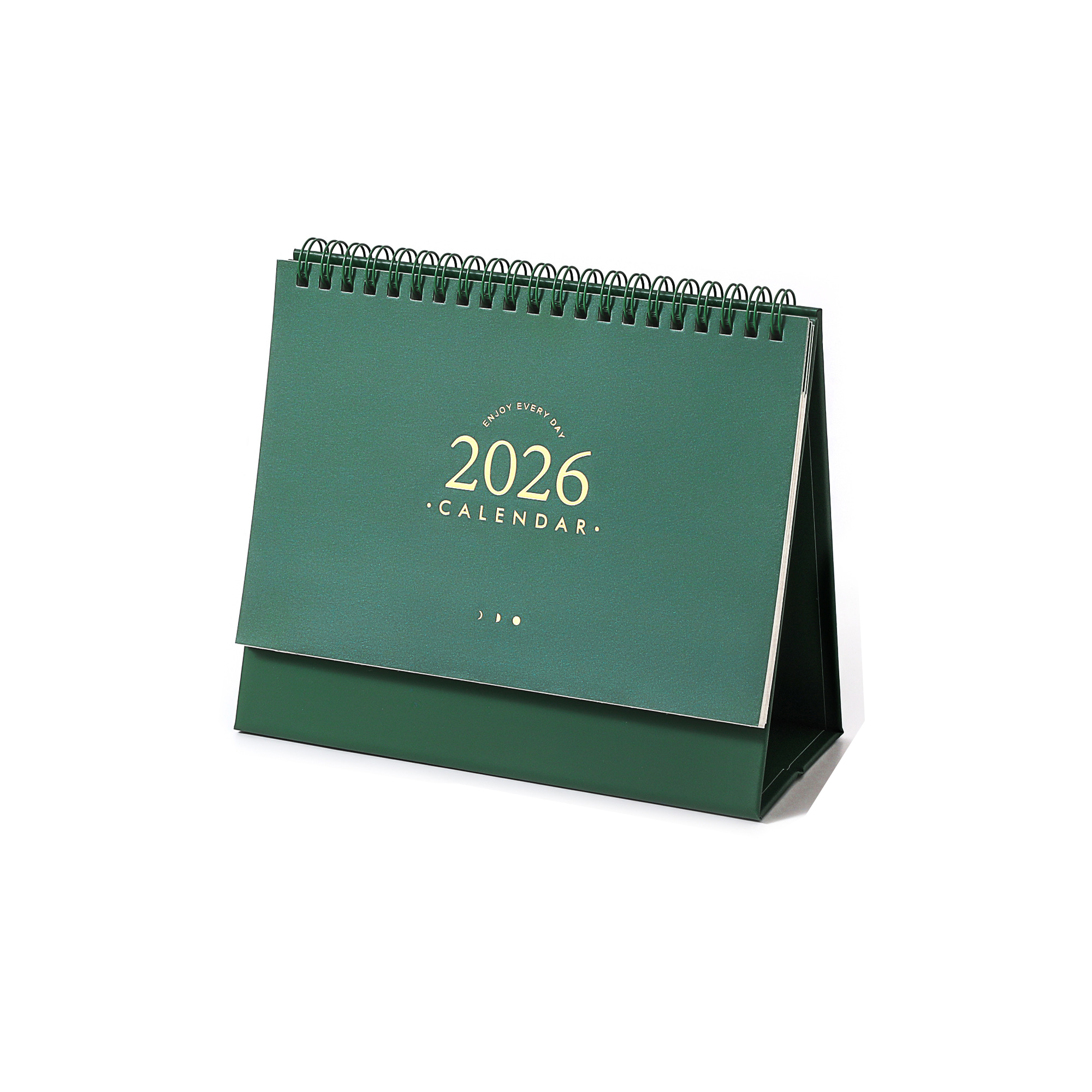 Custom Desk Calendar With Metal Double Binding 4
